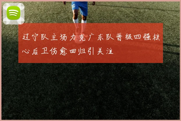 辽宁队主场力克广东队晋级四强核心后卫伤愈回归引关注